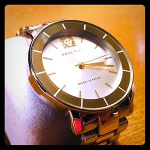 Anne Klein Two Tone Leo Collection Watch